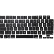 Resim Arabulalaca Macbook Pro 14.2 İnç A2442 / A2779 / A992 / A2918 / A3112 / A3185 / A3401 Klavye koruma siyah 