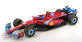 Resim 1:18 Burago 2024 Ferrari F1 SF-24 TEAM SCUDERIA #55 5th MIAMI 