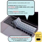 Resim McStorey Macbook Pro Klavye Koruyucu US(ABD) İngilizce Baskı A1706 1989 2159 A1707 1990 Uyumlu Ombre 