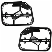 Resim GP Kompozit Hero X-Pulse 200 2020-2024 Uyumlu Yan Çanta Demiri Siyah 