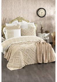 Resim Çeyiz Diyarı Hürrem 10 Parça Battaniyeli Çeyiz Seti Bej Bej 