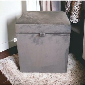 Resim Sahra Peri Sandıklı Puf Tabure Pistonlu 