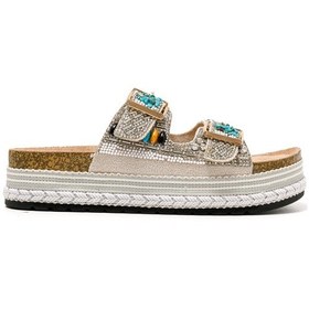 Resim Terlik Kadın 25y103 By Guja Beyaz Beyaz 