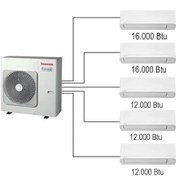 Resim Toshiba 5M 16.000+16.000+12.000+12.000+12.000 BTU Multi Split Klima 