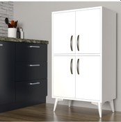 Resim Küçük Boy Çok Amaçlı Dolap Beyaz - Mdl0201 