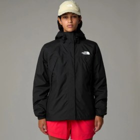 Resim The North Face W Antora Rain Jacket Kadın Yağmurluk Su Geçirmez Siyah Renkli Geri Dönüştürülmüş Kumaş 