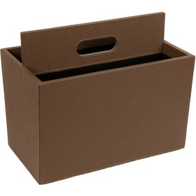 Resim Kahverengi Deri Gazetelik 