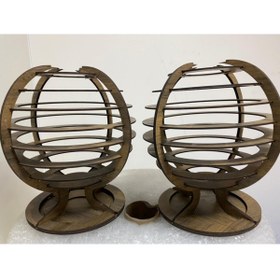 Resim Sedatmobilyaa Ahşap Abajür 