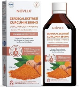 Resim Novlex Curcumin Turmeric Ve Piperin Eki İçeren Takviye Edici Gıda 250 ML 