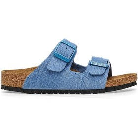 Resim Birkenstock Arizona Kids Suede Leather Çocuk Terlik Bst1026915f0040 Mavi 