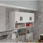 Resim Kenzlife Hazır Mutfak Vesper Byz 060 120 32 Mutfak Banyo Dolabı Kapaklı Raflı 