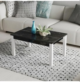 Resim Loris Orta Sehpa Mermer Desen 