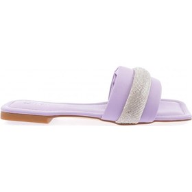 Resim Dgn 115-23y Kadin Silver Taşli Terlik 115-2162-R1147 Lila 