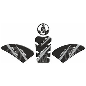 Resim Mondial Drift L Tank Pad Set Siyah Beyaz 