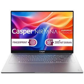 Resim Casper Nirvana S200.1342-BV00X-G-F i5-13420H 16 GB 500 GB NVMe SSD 16" Dos Dizüstü Bilgisayar 