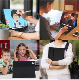 Resim İMBAMBY Samsung Galaxy Tab S6 Lite P610/p613 Tablet Uyumlu Bluetooth Klavyeli Kılıf (Türkçe Klavye) 