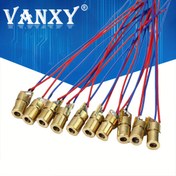 Resim 15 Adet Lazer Nokta Diyot Modül Başlığı WL Kırmızı 650nm 6mm 5V 5mW veya 3V 5mW 