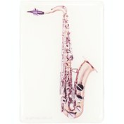 Resim Agifty Saksafon Magnet (8 x 5.5 Cm) 