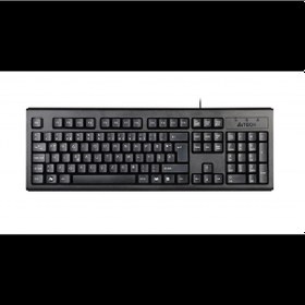 Resim A4 Tech Km-720, Siyah, Usb Kablolu, Türkçe F, Multimedya Klavye 