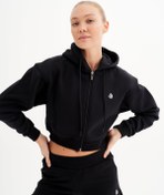Resim Qlu Infinity Collection Women's Crop Cardigan 