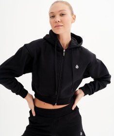 Resim Qlu Infinity Collection Women's Crop Cardigan 