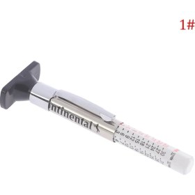 Resim Xiyu Shop Bir Stil 25MM Araba Lastiği Ölçme Kalemi Evrensel Lastik Sırtı Desen Derinlik Ölçme Aracı Silindirik Otomotiv Kalınlık Algılama Ölçer (Yurt Dışından) 