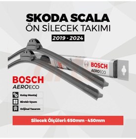 Resim Skoda Scala 2019-2024 Bosch Aeroeco Ön Silecek Takımı 