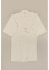 Resim Raw Pamuk Keten Natural Kimono S-m 1515a Natürel 