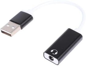 Resim Mikrofonlu kulaklık usb çevirici usb ses kartı 7.1 tek girişli usb ses kartı 