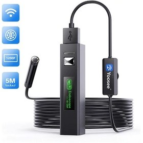 Resim Yoosee WIFI & Usb Led Tel Yılan 1080P Full Hd Endoskop Su Geçirmez Kamer 