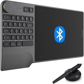 Resim Huion Inspiroy Keydial KD200 Bluetooth Kablosuz Grafik Tablet 
