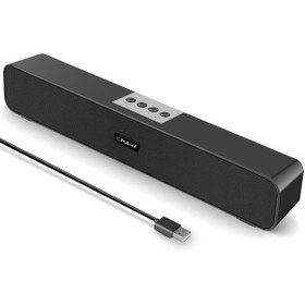 Resim Puluz 10W Soundbar Kablolu Kablosuz Bluetooth Hoparlör 