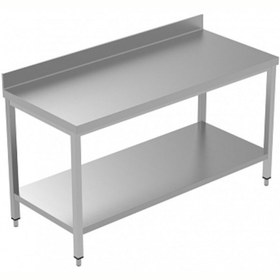Resim Electrolux Professional Sırtlı Çalışma Tezgahı, Taban Raflı - 1600 Mm, Plus LSGTG1610E 