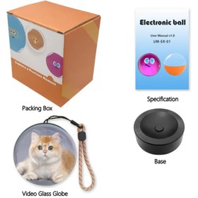 Resim Wi-Fi Version Glass Video Globe - Direct Video/Photo Transfer via App | Birthday &amp; Christmas Gift - Blue 