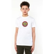 Resim Qivi Wonder Woman Logo Metal Rock Music Baskılı Unisex Çocuk Beyaz T-Shirt 