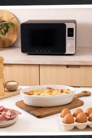 Resim SMEG 9 in 1 Mikrodalga Fırın Mat Siyah 27Lt 