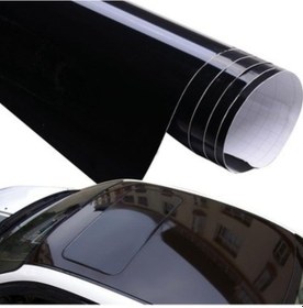 Resim Cam Tavan Piano Black Folyo 