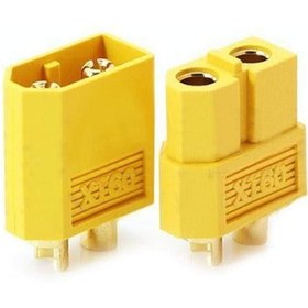 Resim Xt-60 Batarya Konnektör Dişi-Erkek Çift Plug 60A Li-Po Pil Uyumlu N11.4193 