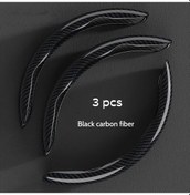 Resim Hightower 3 Parça Lazer Siyah Direksiyon Kılıfı Kaymaz Karbon Desenli Tüm Araçlar İçin Lazer Siyah 3'lü Set 