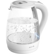 Resim Genel Markalar 1,7 L mavi ışıklı cam kettle, şık ve kullanışlı tasarım 