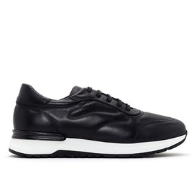 Resim Derimod Erkek Siyah Kalın Tabanlı Deri Sneaker 24sfd650918 