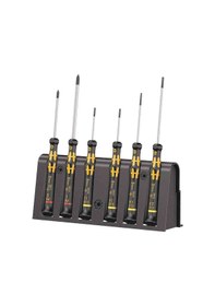 Resim Wera 1578 A6 Esd Statik Yalıtımlı Mikro Tornavida Set 0503017000 