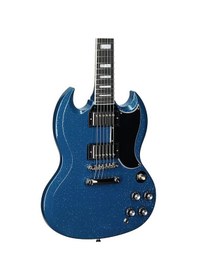 Resim Epiphone Exclusive Sg Custom Elektro Gitar Brunswick Blue Sparkle 