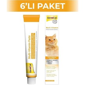 Resim Gimcat Multivitamin Paste Kedi Macunu 6 x 100 G 