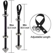 Resim Trendooze Evcil Hayvan Eğitim Çanı - Ayarlanabilir Sesli Zil, 2'li Set, Yüksek Dayanıklılık 