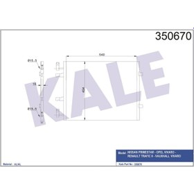 Resim Kondenser Al/Al Primestar Opel Vivaro Renault Trafic 2 504649446 