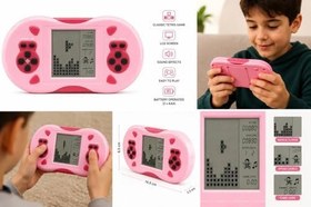 Resim FETHİYE TOPTAN Nostaljik Oyuncak Atari Tetris El Atarisi Unutulmayan Cebe Sığabilen Küçük Model 14 cm 