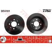 Resim Trw Df4191 Fren Diski Arka Civic 96-06 City 05-08 Jazz 02-08 Düz 239mm 