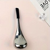 Resim 1 adet Paslanmaz Çelik 304 Yüz ve Göz Masajı için Buz Kaşığı, Sıcak ve Soğuk Sıkıştırma Çubuğu Buz Hokeyi Soğutma için, Ev Yüz Masaj Aleti - Anneler Günü Hediyesi 