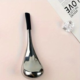 Resim 1 adet Paslanmaz Çelik 304 Yüz ve Göz Masajı için Buz Kaşığı, Sıcak ve Soğuk Sıkıştırma Çubuğu Buz Hokeyi Soğutma için, Ev Yüz Masaj Aleti - Anneler Günü Hediyesi 